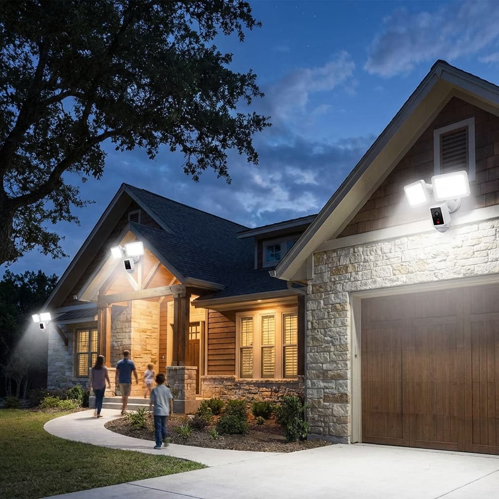 Floodlight Cam Installation - Expert Tech Installation Laslar Tech Installs - Floodlight Cam Installation Service